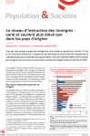 Le niveau d'instructions des immigrés : varié et souvent plus élevé que dans le pays d'origine.