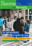 Le périscolaire en quête de sens