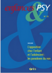 L'opposition chez l'enfant et l'adolescent : les paradoxes du non (dossier)