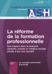 La réforme de la formation professionnelle