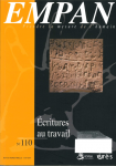 Écritures au travail (dossier)