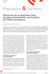 Diminution de la population dans les pays anciennement communistes de l'Union européenne