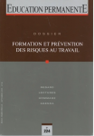 Formation et prévention des risques au travail