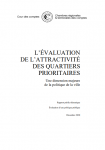 L'évaluation de l'attractivité des quartiers prioritaires : une dimension majeure de la politique de la ville