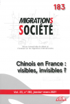 Chinois en France : visibles, invisibles ? (dossier)