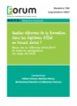 Quelles réformes de la formation dans les diplômes d'État en travail social ?