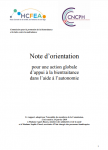 Note d'orientation pour une action globale d'appui à la bientraitance dans l'aide à l'autonomie