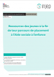 Ressources des jeunes à la fin de leur parcours de placement à l’Aide sociale à l’enfance