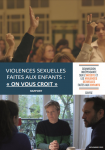 Violences sexuelles faites aux enfants