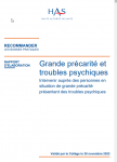 Grande précarité et troubles psychiques : Rapport d'élaboration