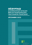 Analyse critique - Livre Blanc du Travail Social 2023 Haut Conseil du Travail Social