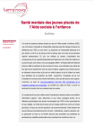 Santé mentale des jeunes placés de l’Aide sociale à l’enfance