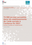 74 000 jeunes accueillis dans les établissements de l’aide sociale à l’enfance fin 2021