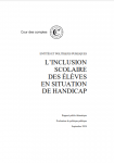 L’inclusion scolaire des élèves en situation de handicap