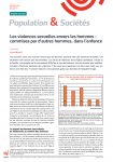 Les violences sexuelles envers les hommes