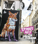 Street Art des animaux dans la ville
