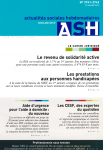 Les prestations aux personnes handicapées. Régime au 1er janvier 2012