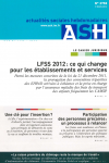 LFSS 2012 : ce qui change pour les établissements et services.