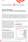 France-Allemagne : histoire d'un chassé-croisé démographique.