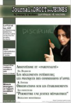 Dossier discipline scolaire