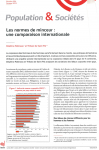 Les normes de minceur : une comparaison internationale