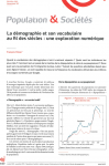 La démographie et son vocabulaire au fil des siècles : une exploration numérique