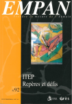 ITEP : REPERES ET DEFIS.(DOSSIER)