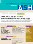 LFSS 2014 : ce qui change pour les établissements et services
