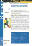 Santé mentale et santé publique : distance et proximité de disciplines connexes