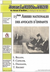 15ème assises nationales des avocats d'enfants - Lyon 21-22 novembre 2014