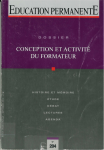 Conception et activité du formateur.