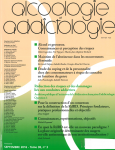 Alcool et grossesse. Connaissances et perception des risques