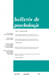 Bulletin de psychologie